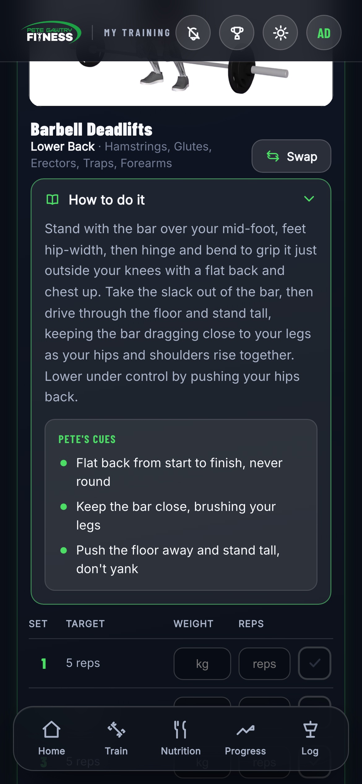 How to do it and Pete's cues