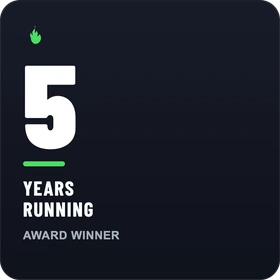 Award winner five years in a row