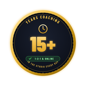 15+ years coaching, in the studio every day