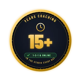 15+ years coaching, in the studio every day