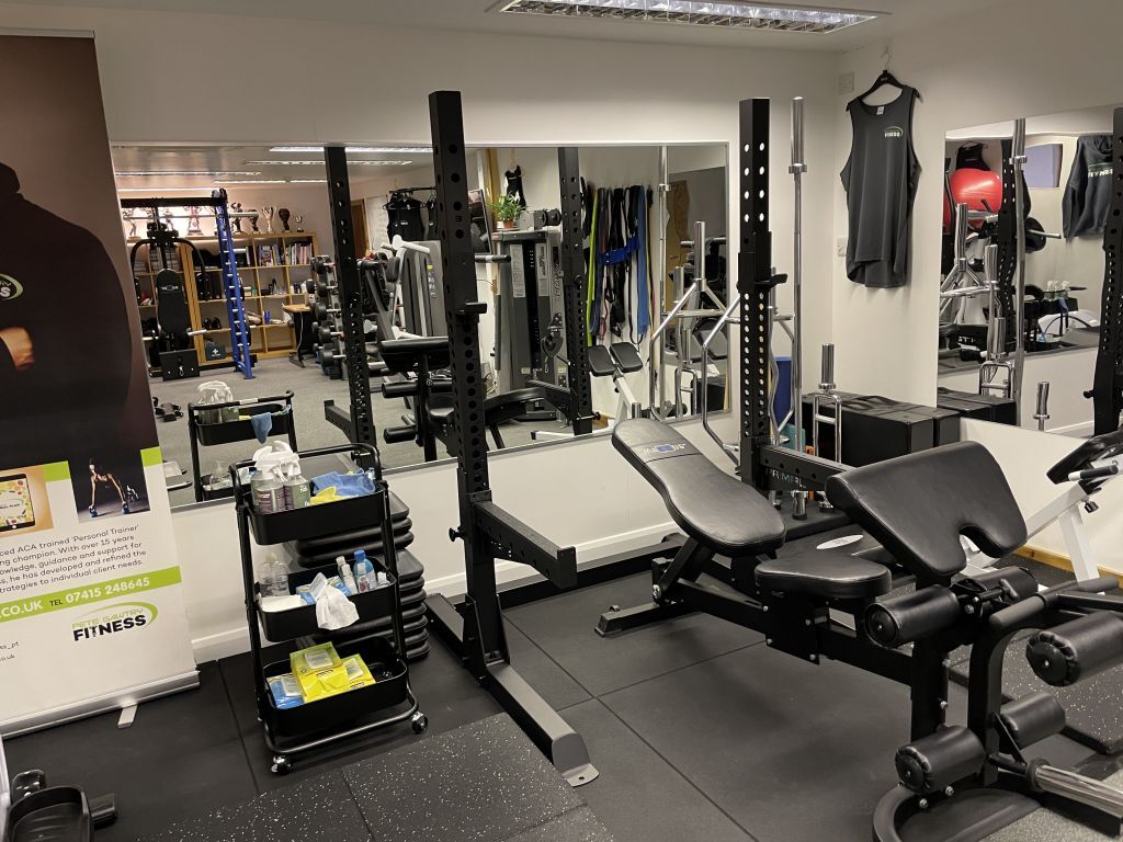 PT studio Scarcroft — free weights area