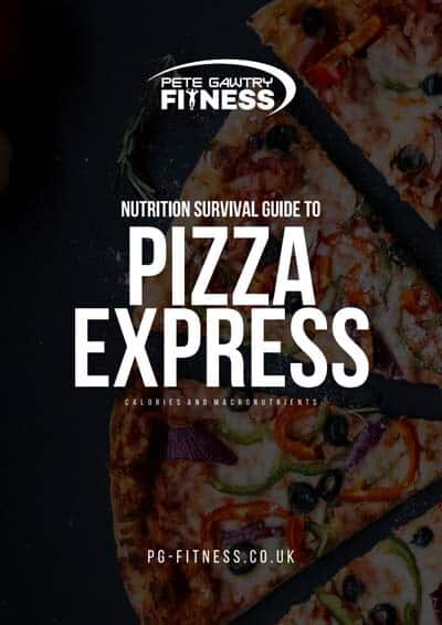 Pizza Express healthy eating guide by Pete Gawtry