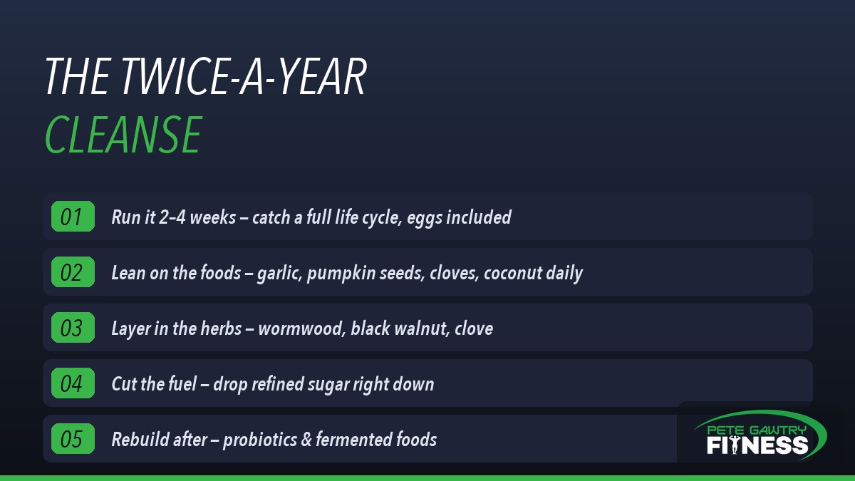 The twice-a-year parasite cleanse protocol