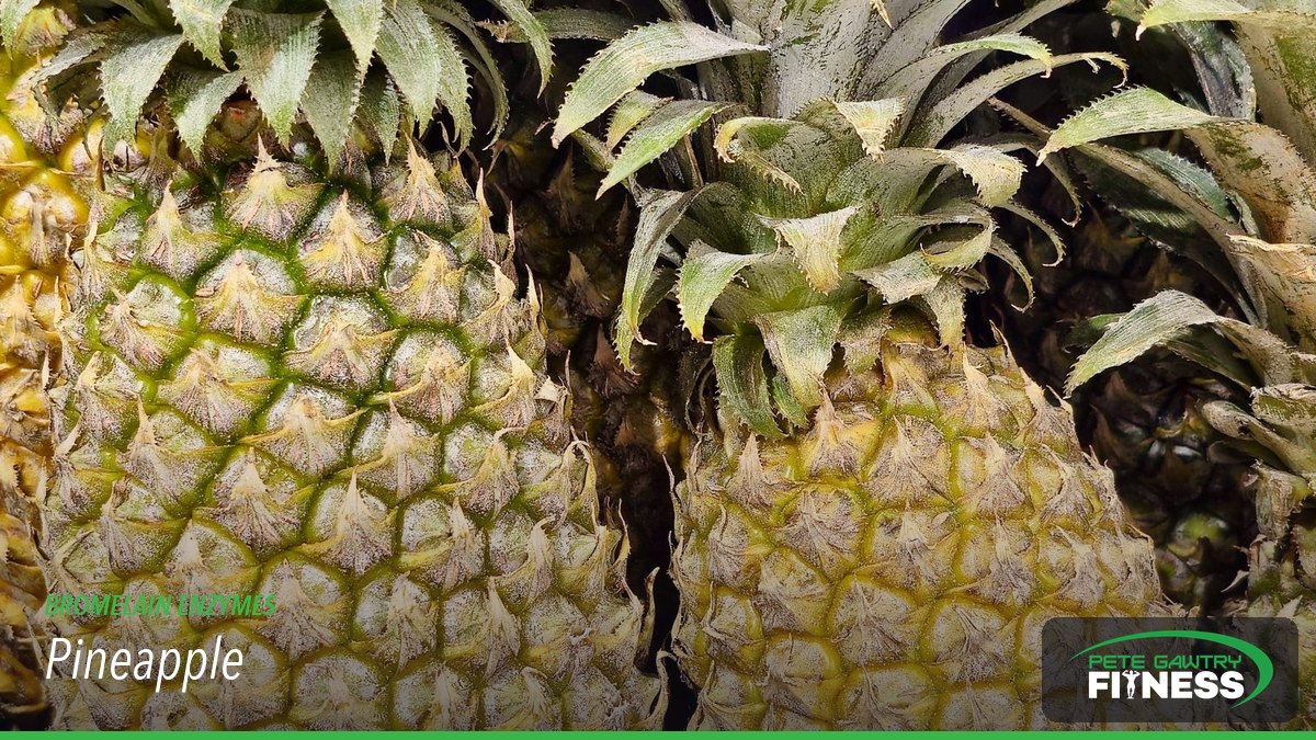 Pineapple โ bromelain enzymes