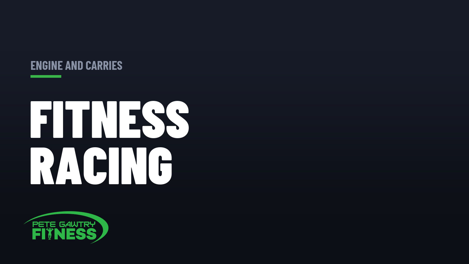 Fitness Racing training, Sport tier