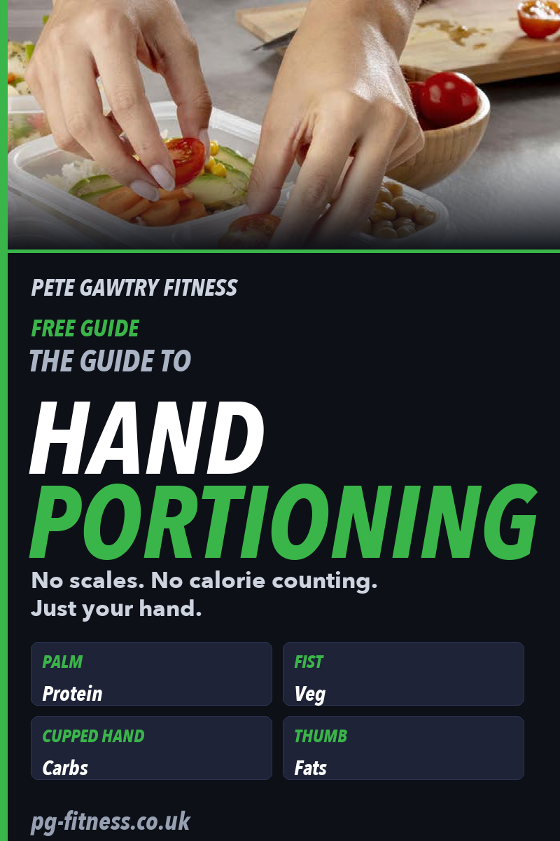 The Hand Portioning Guide cover — Pete Gawtry Fitness