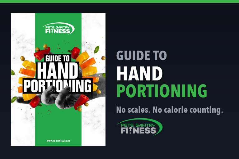 The Hand Portioning Guide free book cover by Pete Gawtry