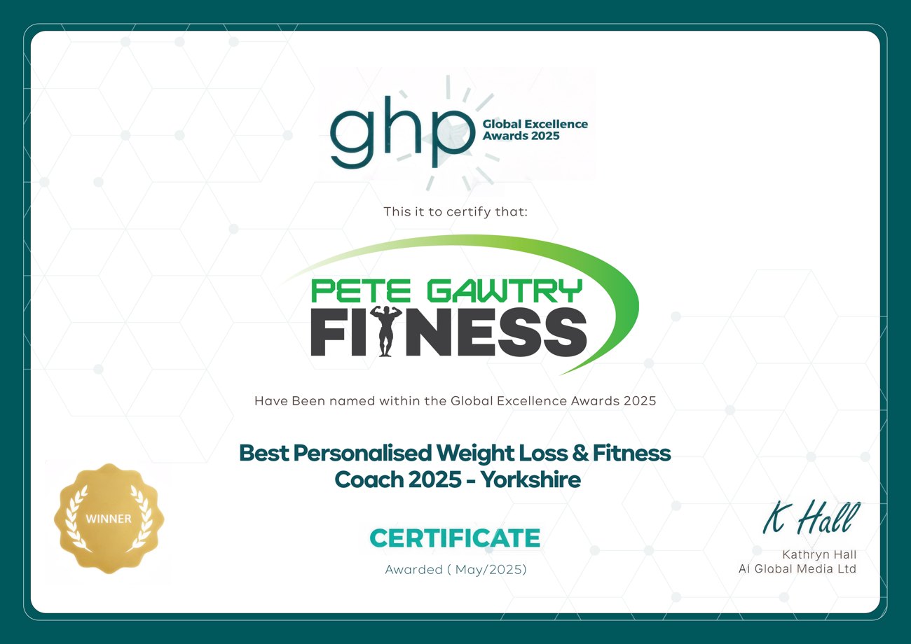 Best Weight Loss & Fitness Coach 2025 · GHP