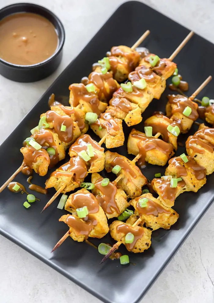 Chicken Satay Skewers — keto recipe