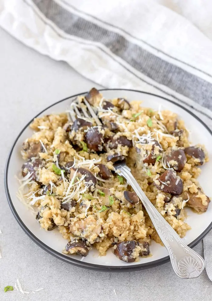 Mushroom Risotto — keto recipe