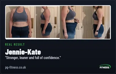 Jennie — real before and after transformation with Pete Gawtry, award-winning Leeds personal trainer
