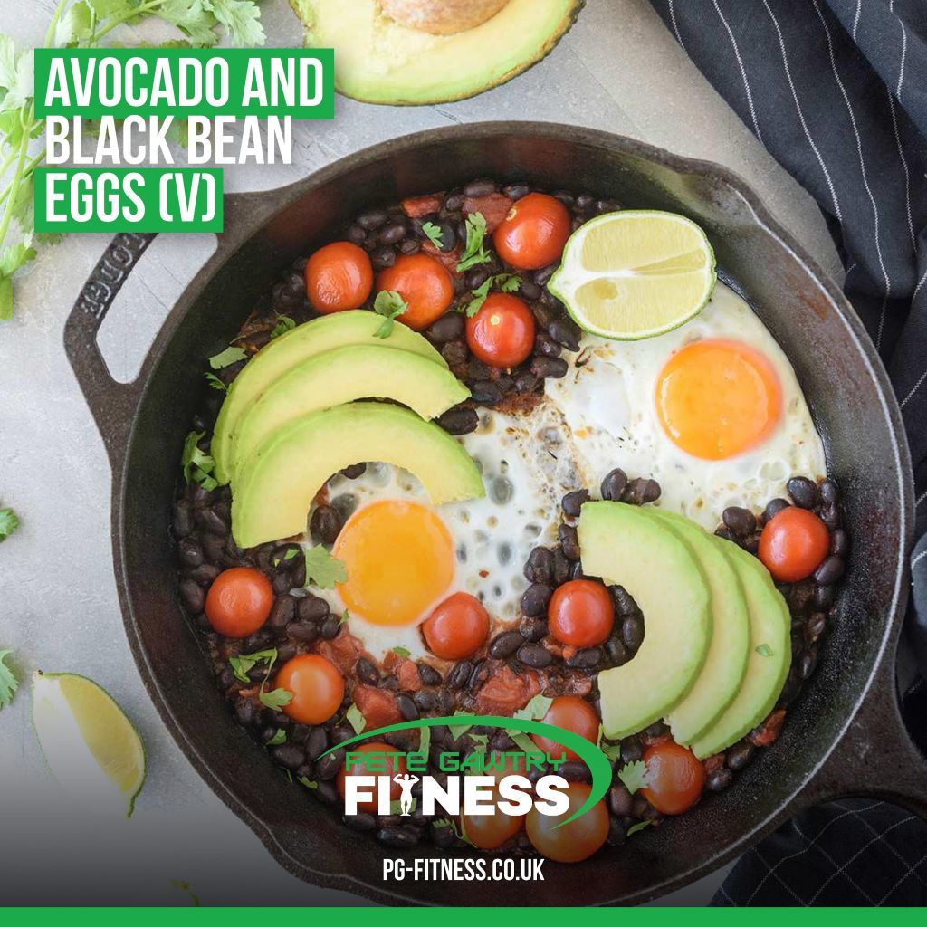 Avocado and Black Bean Eggs [V] Leeds based champion Personal