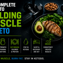 The Complete Guide to Building Muscle on Keto