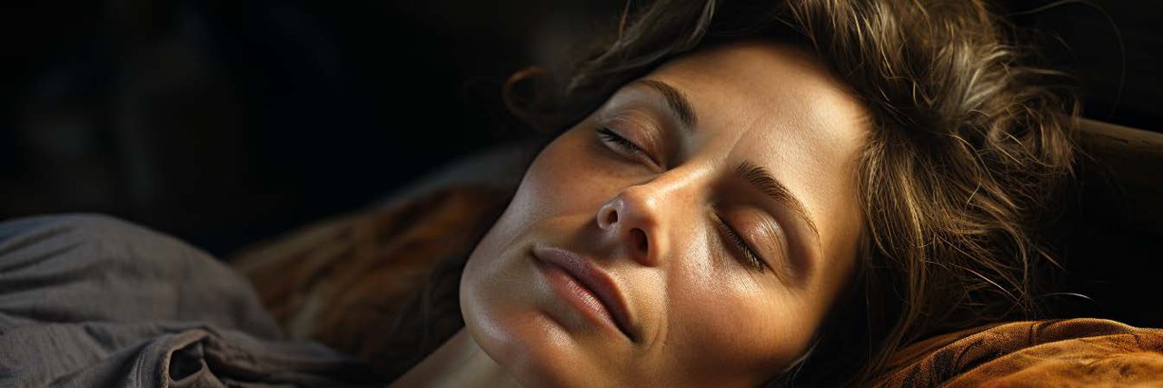 Woman sleeping peacefully